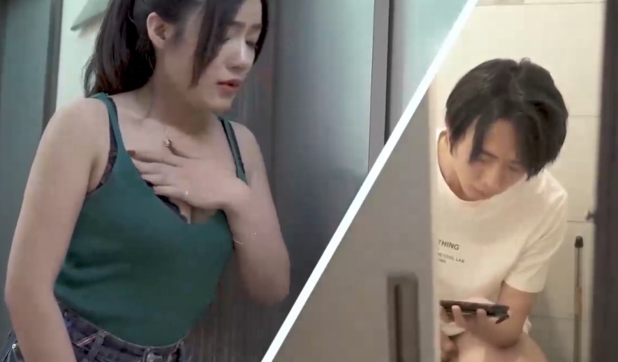 Vừa chơi bắn súng PS4 vừa chọc chuối vào lìn em hàng xóm