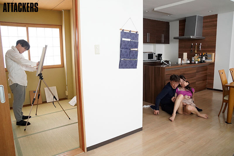 Để vợ yêu làm người mẫu vẽ tranh và cái kết… vợ bị địt tập thể Shiromine Miu